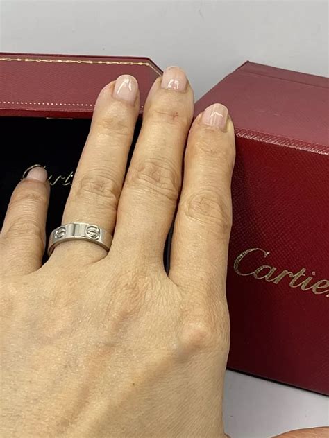 genuine cartier love ring